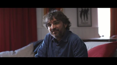 Jordi Évole en un momento del documental 'Eso que tu me das' con Pau Donés Jordi Évole en un momento del documental 'Eso que tu me das' con Pau Donés