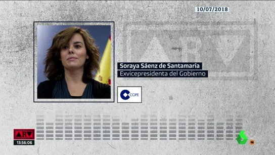 Soraya Sáenz de Santamaría, en 2018 Soraya Sáenz de Santamaría, en 2018