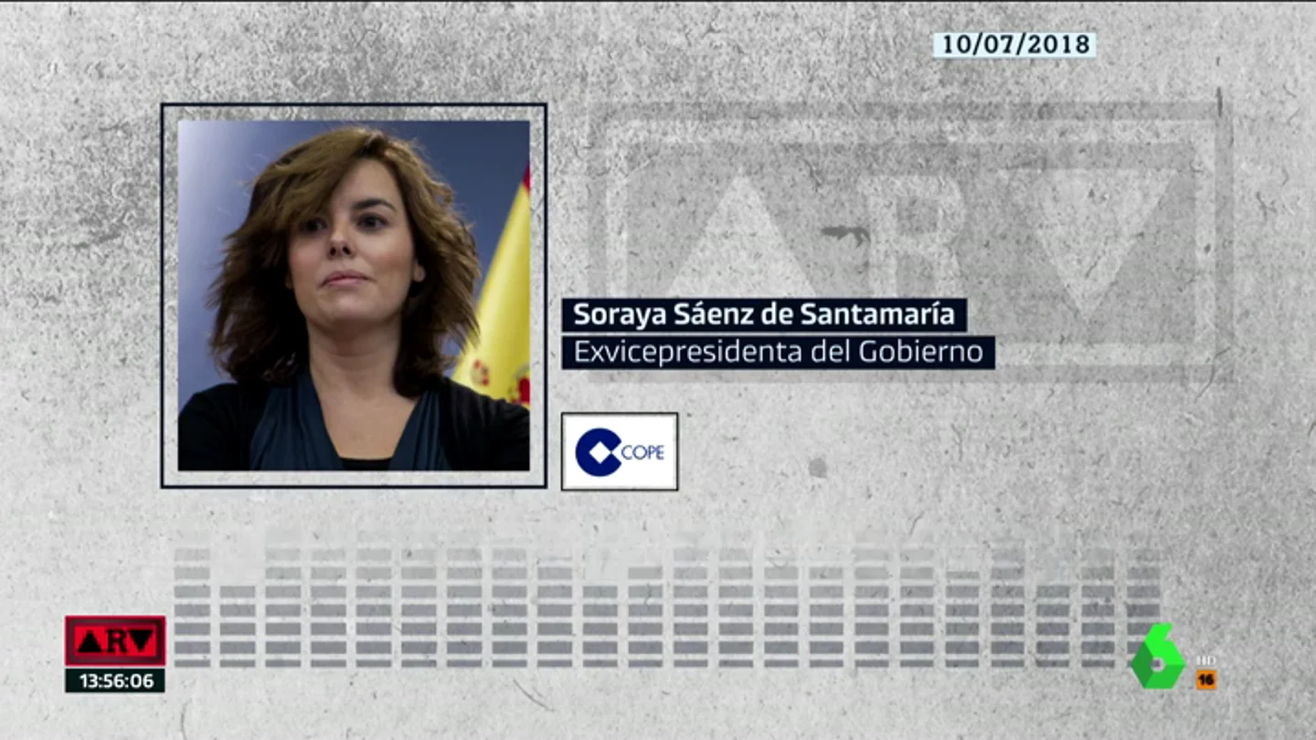 Soraya Sáenz de Santamaría, en 2018 Soraya Sáenz de Santamaría, en 2018