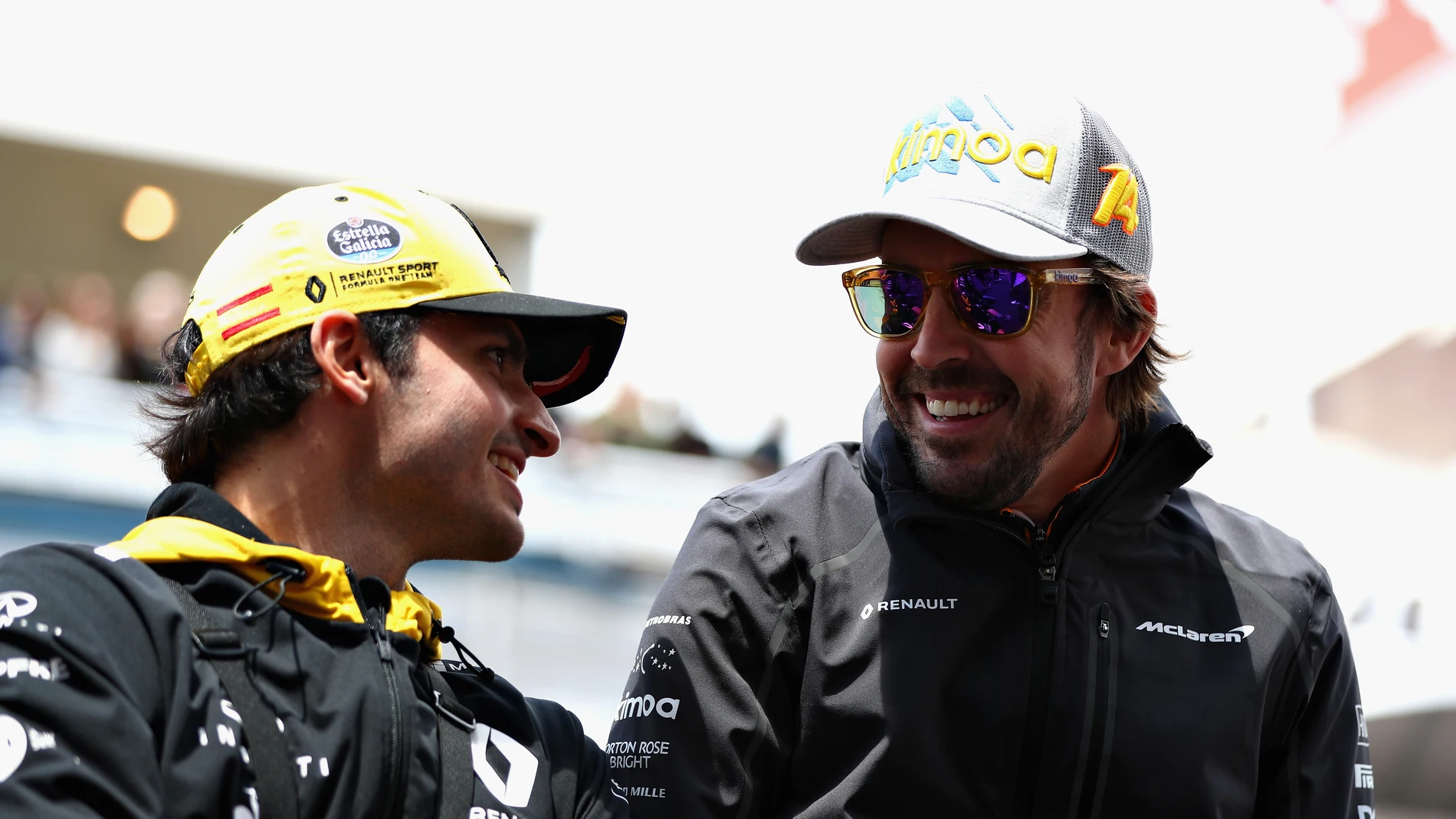 Carlos Sainz y Fernando Alonso
