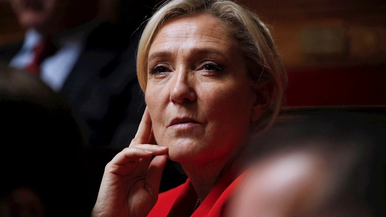 Marine Le Pen, líder de Agrupación Nacional