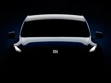 Tesla con logotipo de Xiaomi Tesla con logotipo de Xiaomi