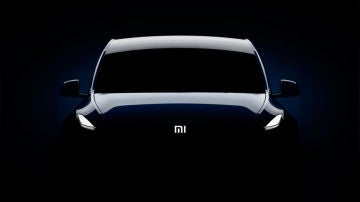 Tesla con logotipo de Xiaomi
