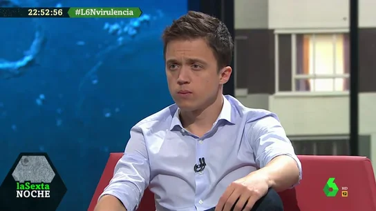 Íñigo Errejón: "Hasél es un personaje absurdo con letras deleznables, pero no debería estar en la cárcel" Íñigo Errejón: "Hasél es un personaje absurdo con letras deleznables, pero no debería estar en la cárcel"
