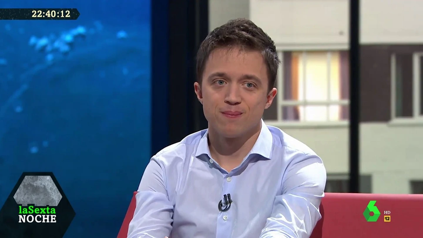 Imagen de archivo de Íñigo Errejón en laSexta Noche Imagen de archivo de Íñigo Errejón en laSexta Noche
