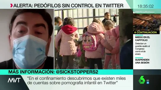 'Sickstoppers', los voluntarios que se dedican a denunciar pornografía infantil en Twitter: "Hay miles de cuentas con esos contenidos" 'Sickstoppers', los voluntarios que se dedican a denunciar pornografía infantil en Twitter: "Hay miles de cuentas con esos contenidos"