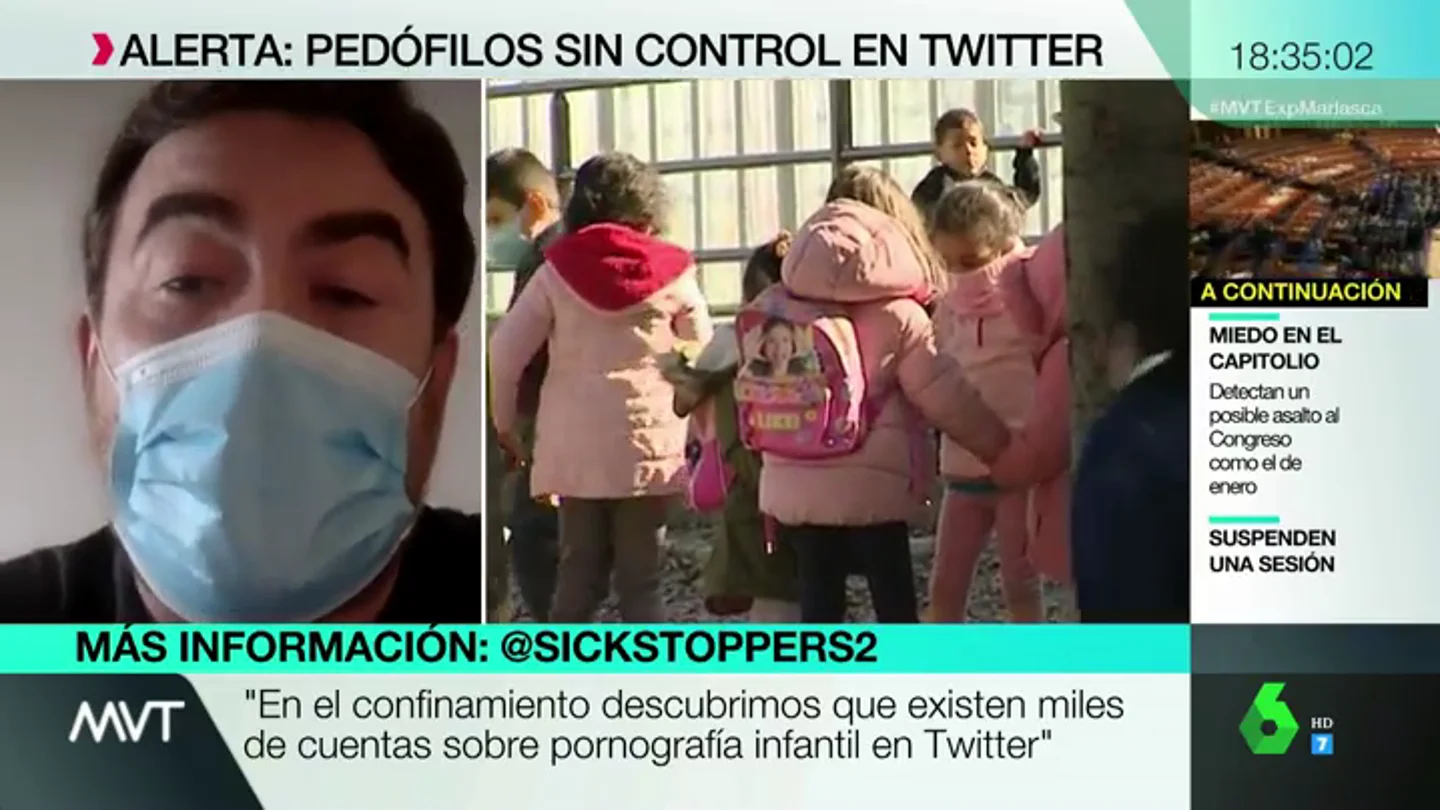 'Sickstoppers', los voluntarios que se dedican a denunciar pornografía infantil en Twitter: "Hay miles de cuentas con esos contenidos" 'Sickstoppers', los voluntarios que se dedican a denunciar pornografía infantil en Twitter: "Hay miles de cuentas con esos contenidos"