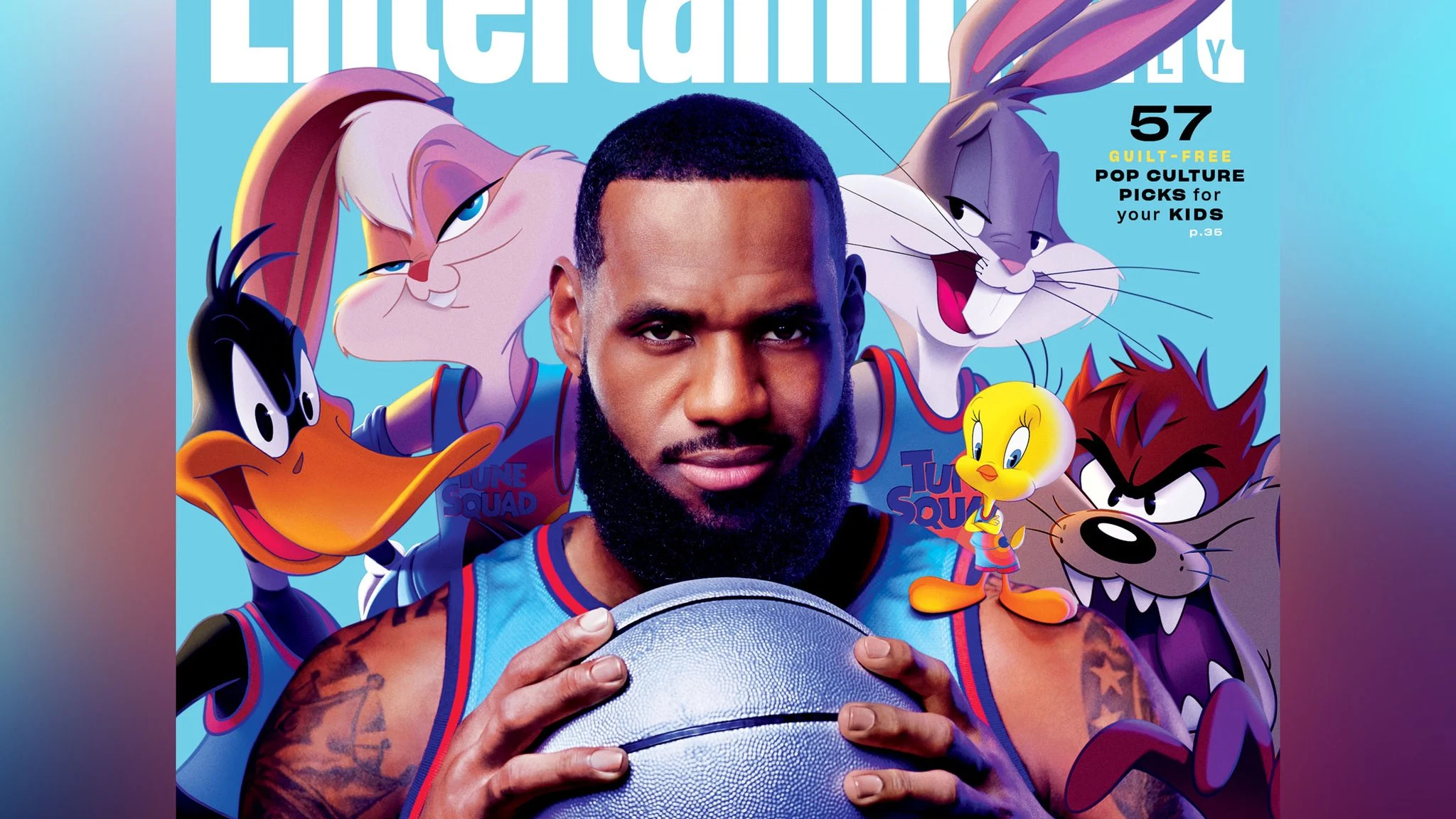 LeBron James con los 'Looney Tunes'