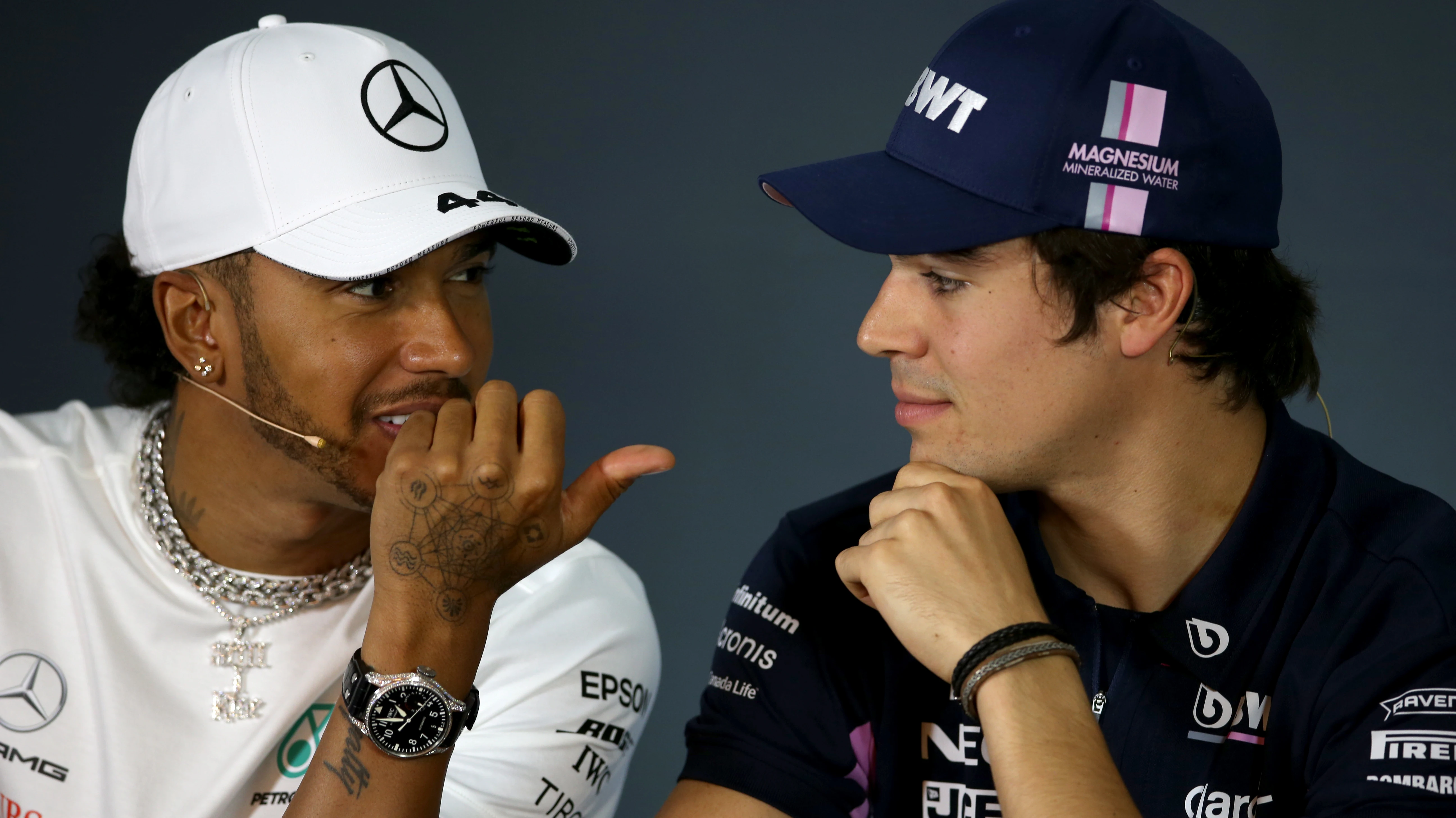  Lewis Hamilton y Lance Stroll