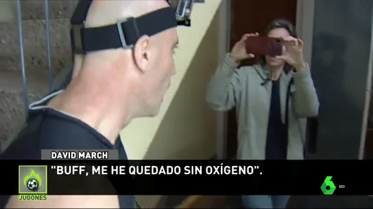 La increíble carrera de David March contra un ascensor: "Me ha faltado oxígeno" La increíble carrera de David March contra un ascensor: "Me ha faltado oxígeno"