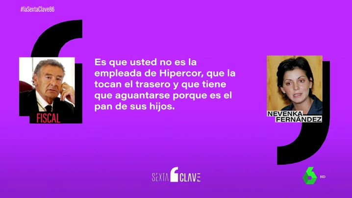 Las duras palabras que tuvo que soportar Nevenka Fernández durante el juicio: "Uno se marcha si tiene dignidad y luego renuncia" Las duras palabras que tuvo que soportar Nevenka Fernández durante el juicio: "Uno se marcha si tiene dignidad y luego renuncia"