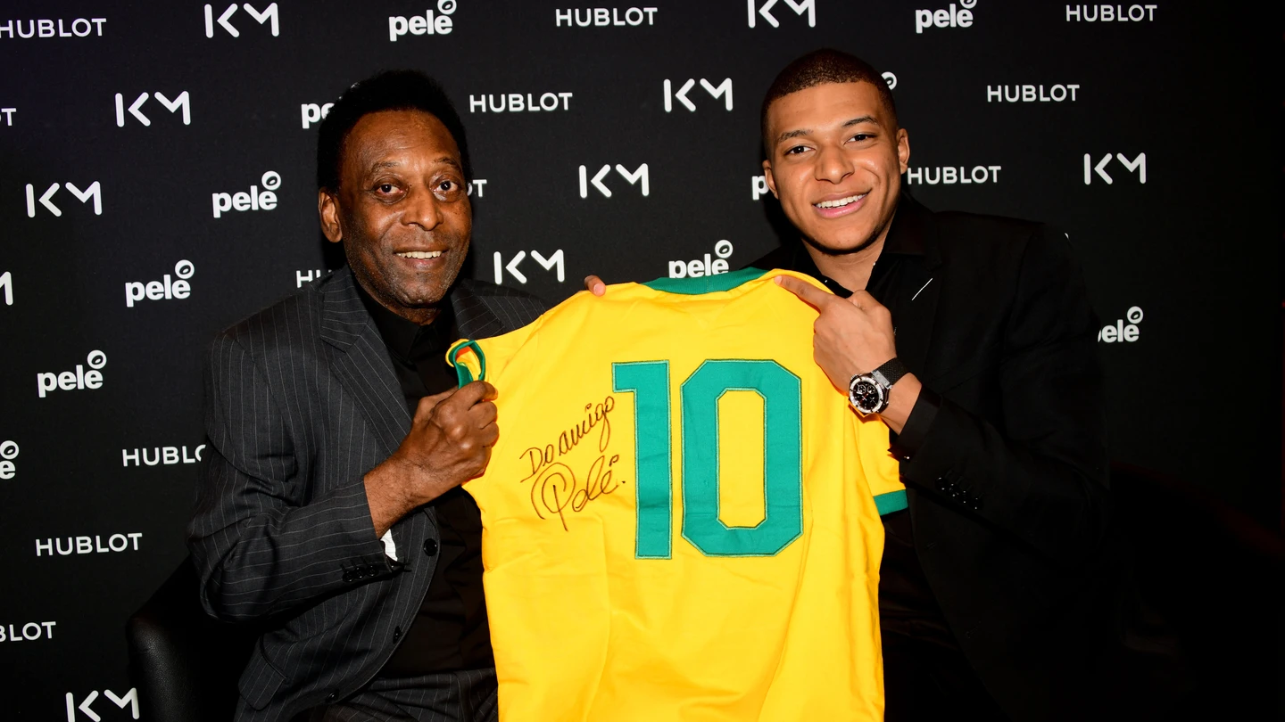 Pelé y Mbappé Pelé y Mbappé