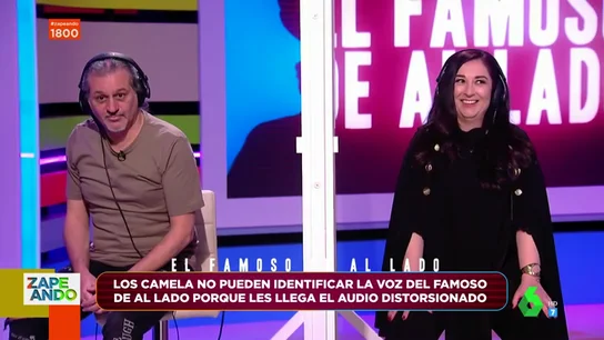 La surrealista reacción de los 'Camela' al descubrirse tras el biombo de Zapeando: "¡Pensaba que era Phil Collins!" La surrealista reacción de los 'Camela' al descubrirse tras el biombo de Zapeando: "¡Pensaba que era Phil Collins!"