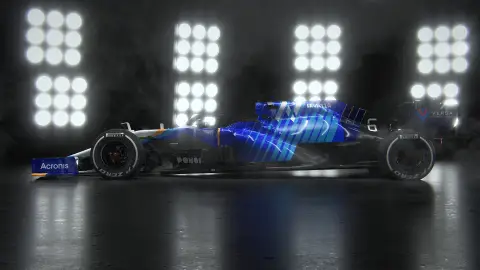 Williams FW43B lateral Williams FW43B lateral