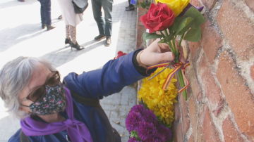 Homenaje a las mujeres fusiladas por el franquismo en Madrid