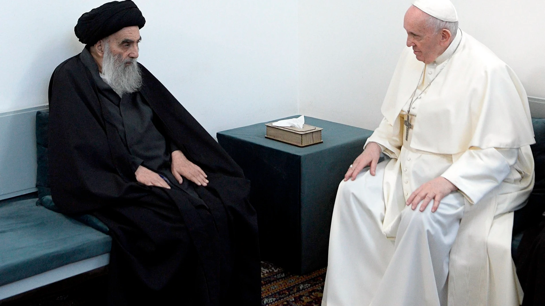 Encuentro el Ayatolá Al-Sistani y el papa Francisco