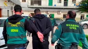 Imagen del momento de la detención del fugitivo en Valencia