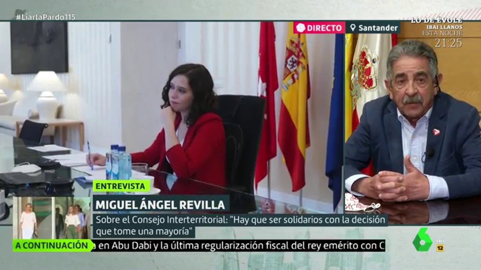 Miguel Ángel Revilla, en 'Liarla Pardo'