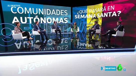 ¿Deben cerrar perimetralmente las CCAA en Semana Santa? Los presidentes autonómicos responden en 'El Objetivo' ¿Deben cerrar perimetralmente las CCAA en Semana Santa? Los presidentes autonómicos responden en 'El Objetivo'
