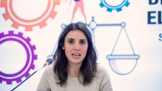 Irene Montero, durante un acto Irene Montero, durante un acto