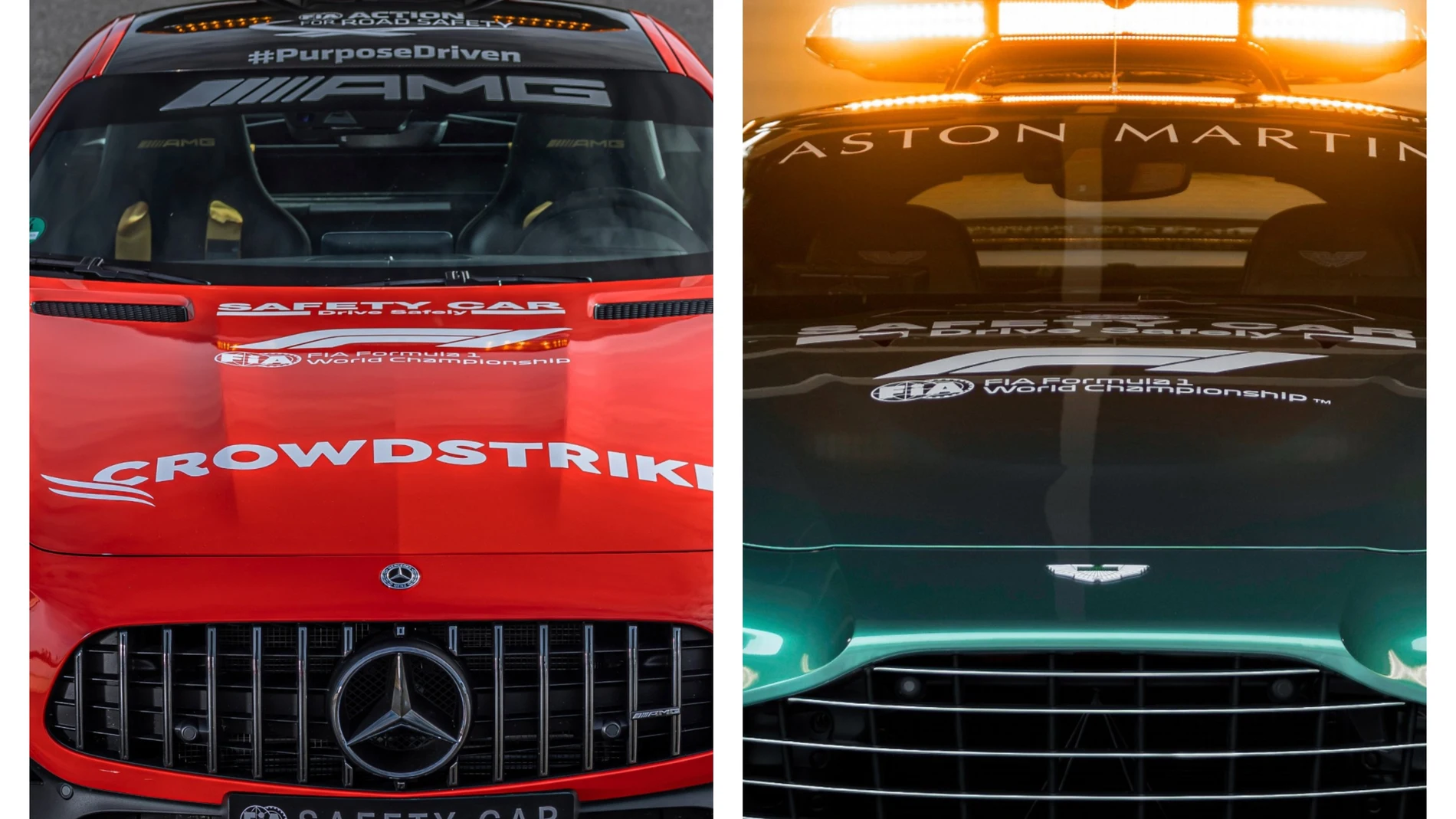 Mercedes y Aston Martin