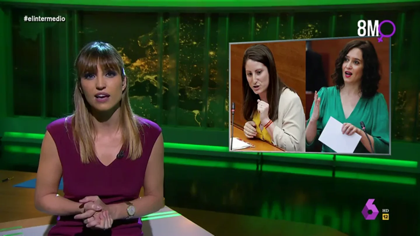 Sandra Sabatés, tajante a Ayuso y a las políticas de Vox: "Sin la lucha de las mujeres que nos precedieron no estaríais ahí" Sandra Sabatés, tajante a Ayuso y a las políticas de Vox: "Sin la lucha de las mujeres que nos precedieron no estaríais ahí"