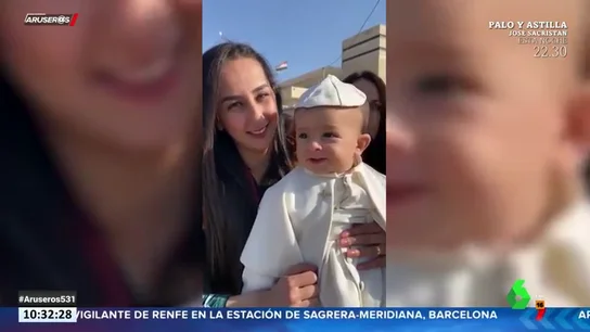 Del bebé disfrazado de papa a la emoción de una mujer al ver al pontífice: las imágenes más destacadas de la visita de Francisco a Irak Del bebé disfrazado de papa a la emoción de una mujer al ver al pontífice: las imágenes más destacadas de la visita de Francisco a Irak