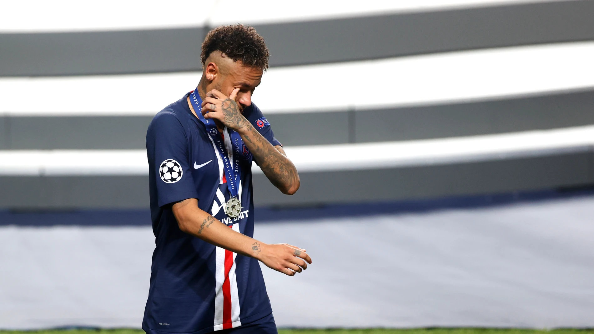 Neymar, baja en el PSG contra el Barça