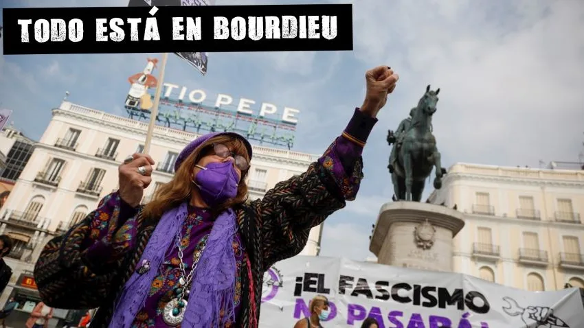 Manifestación por el 8M en la Puerta del Sol