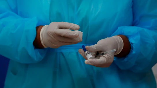 Imagen de una vacuna del coronavirus Cepas del coronavirus