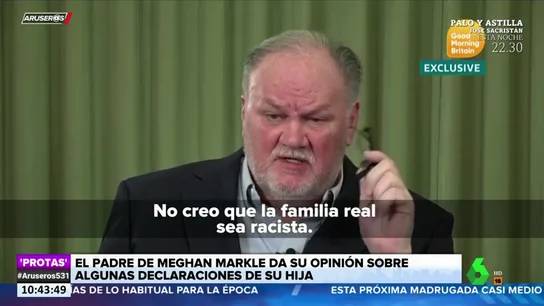 El padre de Meghan Markle se posiciona con la Casa Real británica: "No creo que sean racistas" El padre de Meghan Markle se posiciona con la Casa Real británica: "No creo que sean racistas"