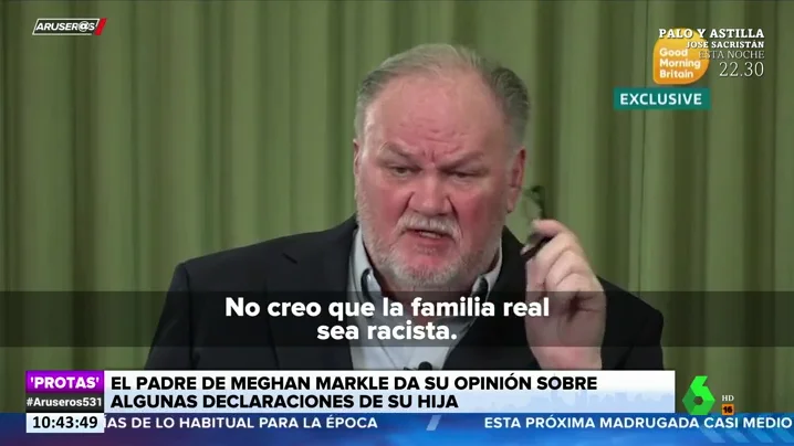 El padre de Meghan Markle se posiciona con la Casa Real británica: "No creo que sean racistas"