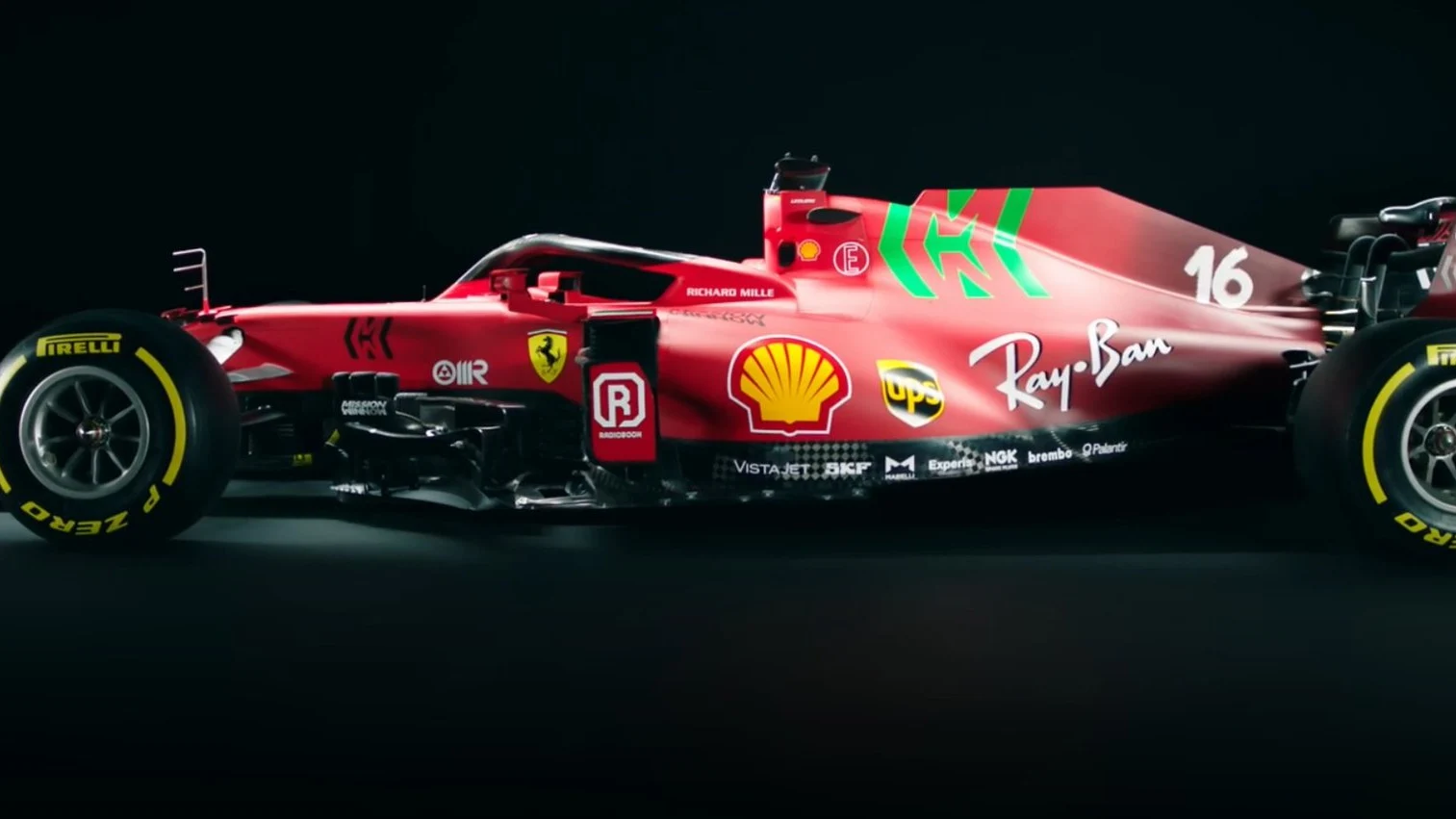 El Ferrari SF21 de Carlos Sainz y Charles Leclerc