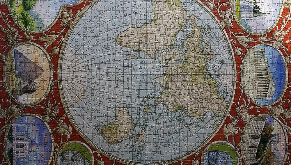 Puzzle de mapa del mundo