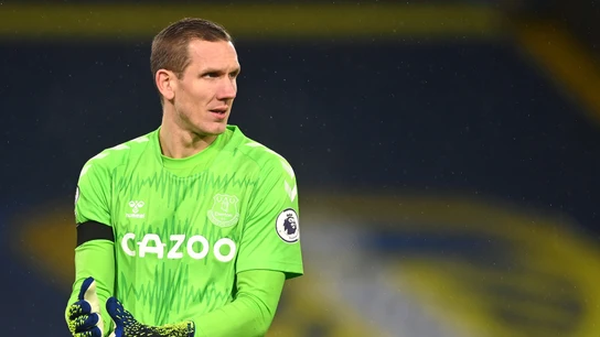 Robin Olsen, portero del Everton Robin Olsen, portero del Everton