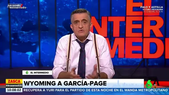 El consejo de Wyoming al PSOE: "Meted a Page en el chat de presidentes para que se entere de algo" El consejo de Wyoming al PSOE: "Meted a Page en el chat de presidentes para que se entere de algo"