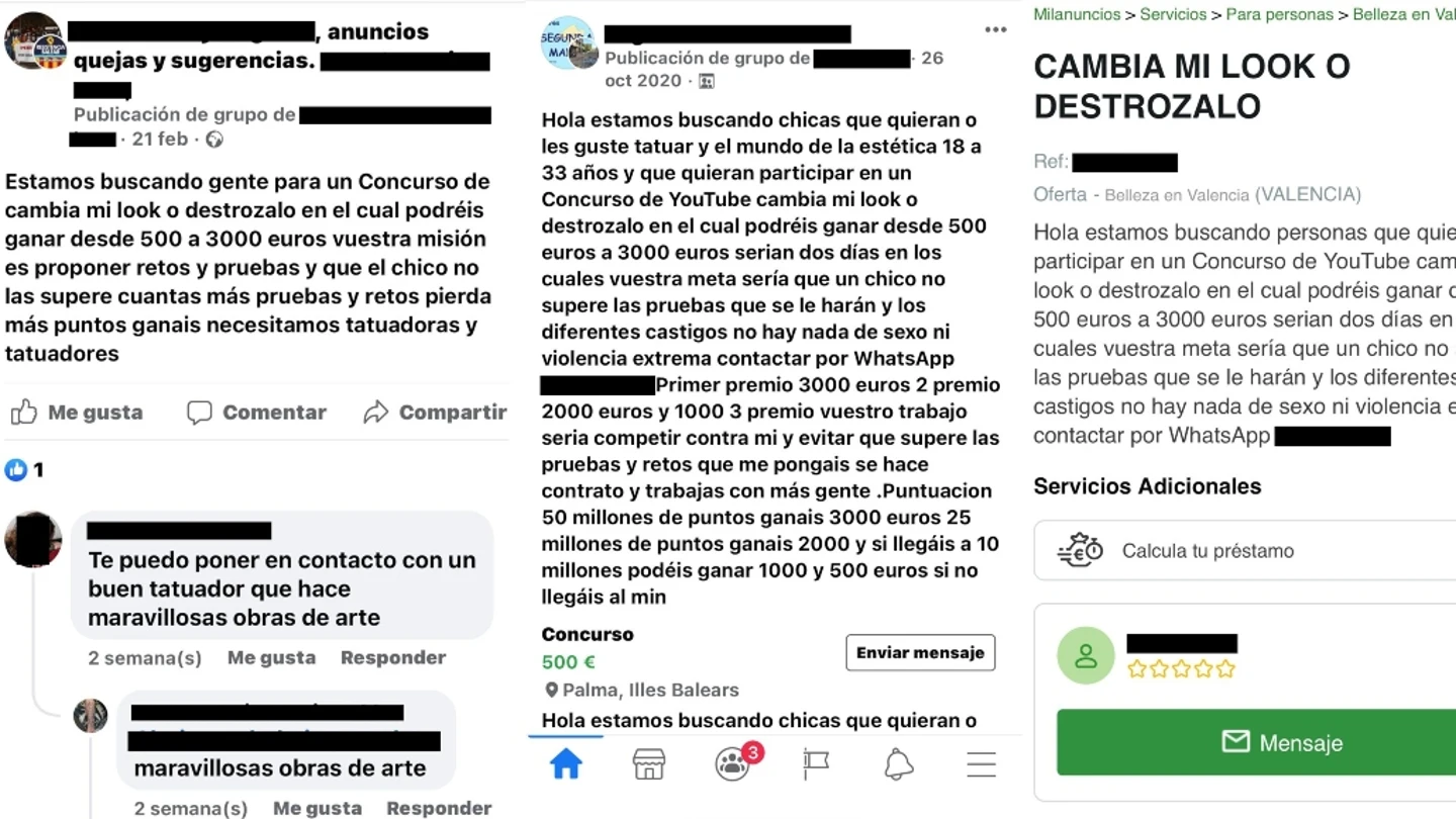Los anuncios del joven torturado en Manacor Los anuncios del joven torturado en Manacor