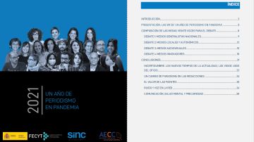 Un cuaderno de notas colectivo recoge las reflexiones de veinte periodistas tras un ano de pandemia