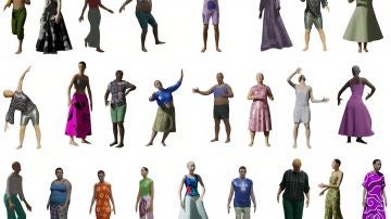 Los probadores 3D del futuro simulan prendas sobre cuerpos en movimiento
