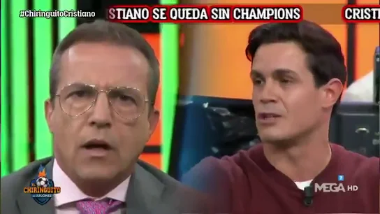 Brutal cara a cara entre Cristóbal Soria y Edu Aguirre: "¿Cómo está Cristiano? Fracaso gordo" Brutal cara a cara entre Cristóbal Soria y Edu Aguirre: "¿Cómo está Cristiano? Fracaso gordo"