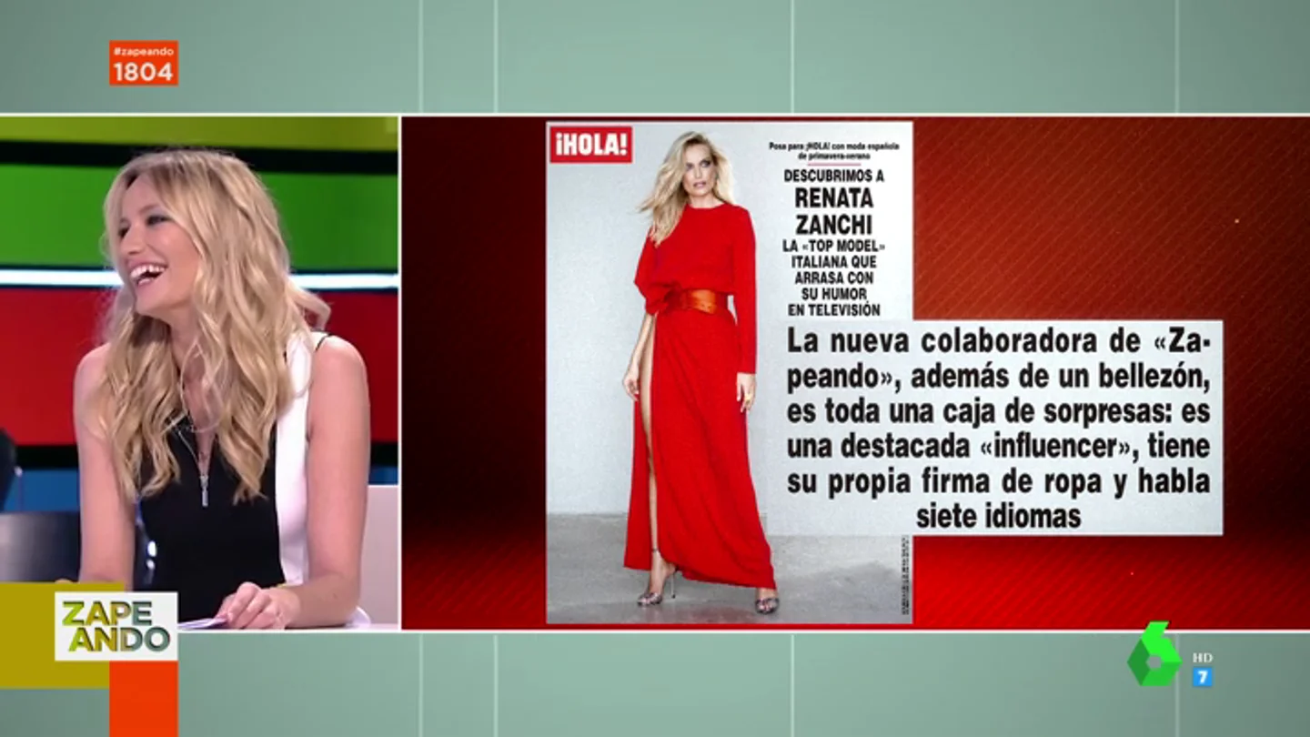 El dato personal de Renata Zanchi que sorprende a Quique Peinado en pleno directo: "Hostia" El dato personal de Renata Zanchi que sorprende a Quique Peinado en pleno directo: "Hostia"