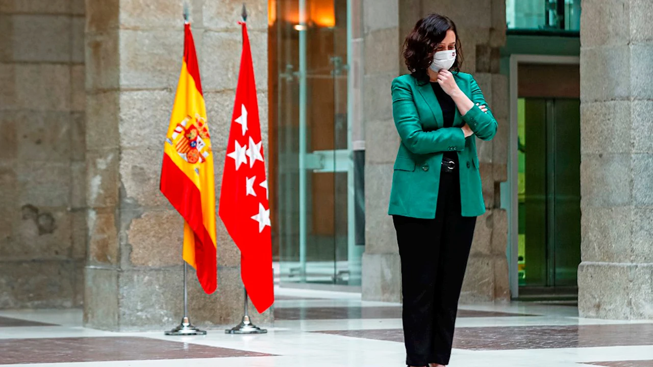 La presidenta de la Comunidad de Madrid, Isabel Díaz Ayuso