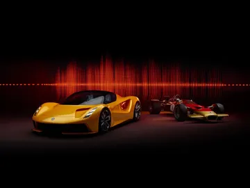 Lotus Evija y Lotus Type 49 Lotus Evija y Lotus Type 49