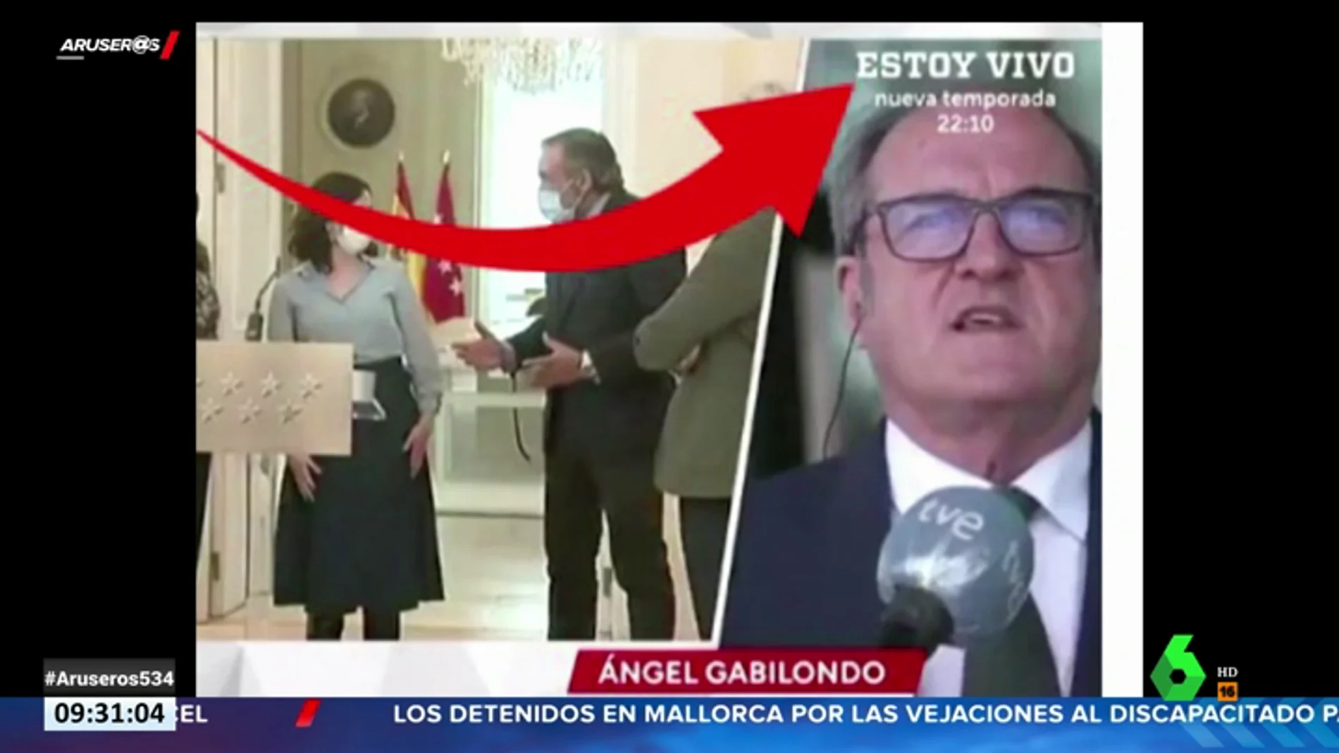El rótulo de RTVE durante una entrevista a Ángel Gabilondo que arrasa en redes sociales
