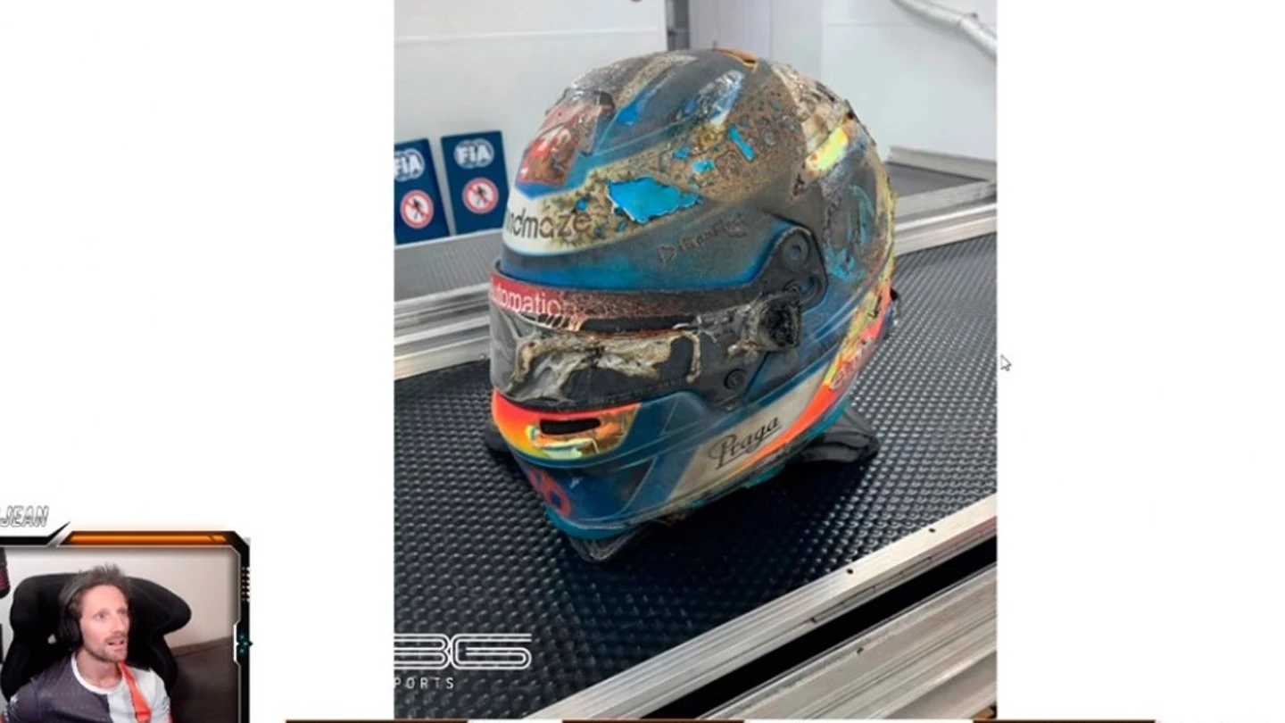 Casco de Grosjean Casco de Grosjean