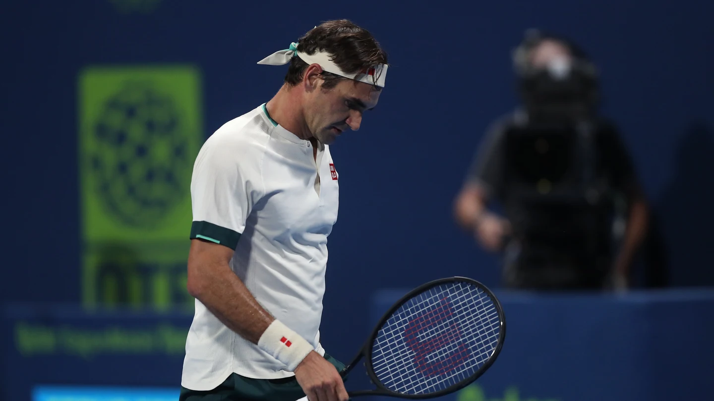 Roger Federer, en el Open 250 de Doha Roger Federer, en el Open 250 de Doha