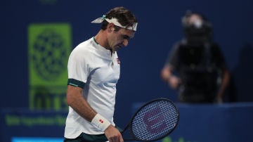 Roger Federer, en el Open 250 de Doha