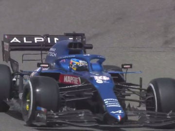 Fernando Alonso, en el Alpine