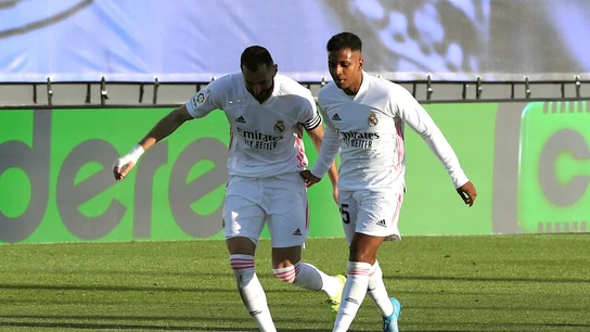 Benzema, con Rodrygo Benzema, con Rodrygo