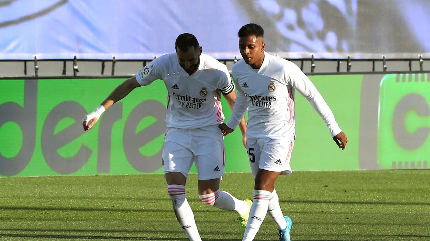 Benzema, con Rodrygo Benzema, con Rodrygo